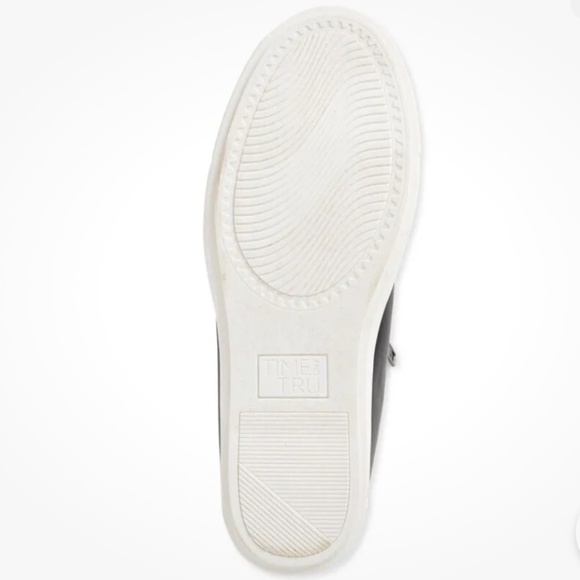 Time and Tru Women’s Memory Foam Wedge Black Sneaker Bootie Size 8.5 NEW - Picture 6 of 12